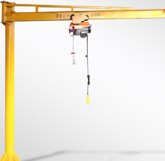 怎么把微型电动葫芦安装到悬臂吊的轨道上